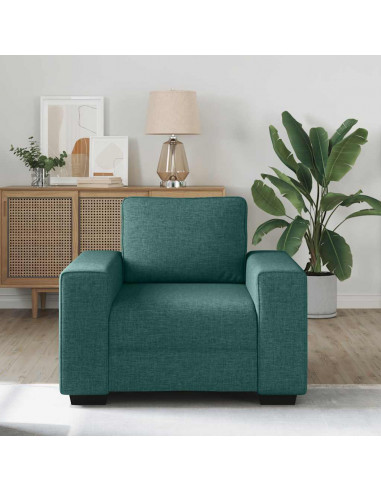 Poltrona Verde Scuro 60 cm in Tessuto