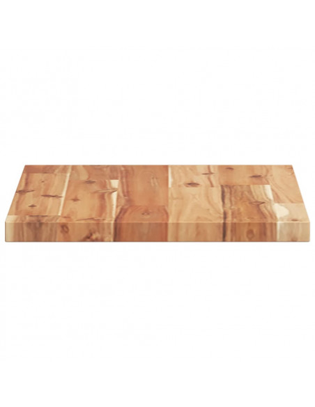 Piano Tavolo Rettangolare 60x30x2cm in Legno Massello di Acacia