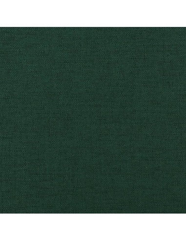 Poggiapiedi Verde Scuro 45x29,5x35 cm in Tessuto