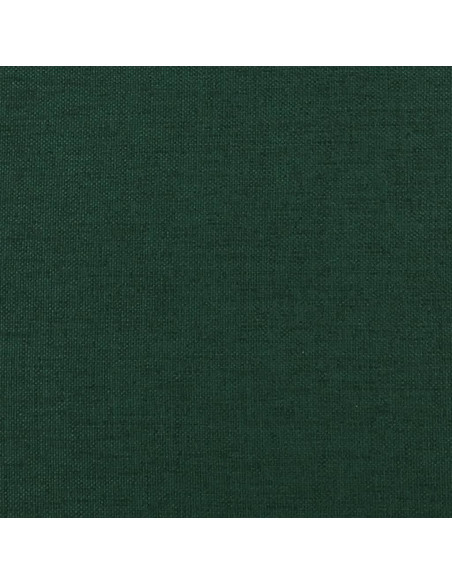 Poggiapiedi Verde Scuro 45x29,5x35 cm in Tessuto