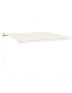 Tenda da Sole Retrattile Automatica 500x300 cm Crema