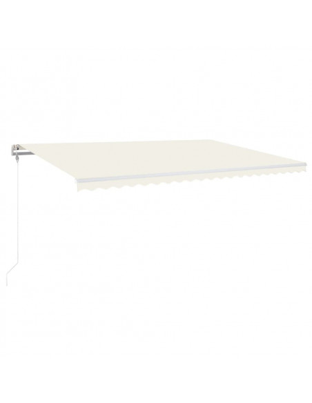 Tenda da Sole Retrattile Automatica 500x300 cm Crema