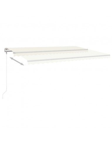 Tenda da Sole Retrattile Automatica 500x300 cm Crema