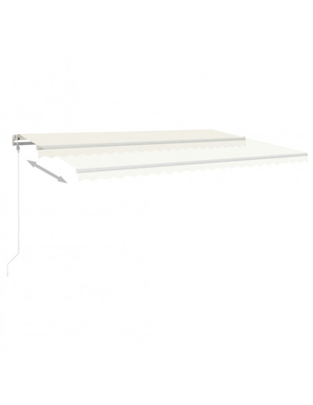 Tenda da Sole Retrattile Automatica 500x300 cm Crema