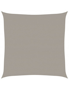 Vela Parasole 160 g/m² Quadrata Grigio Chiaro 7x7 m in HDPE 2