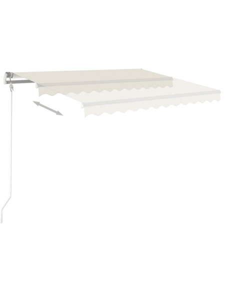 Tenda da Sole Retrattile Manuale 450x350 cm Crema