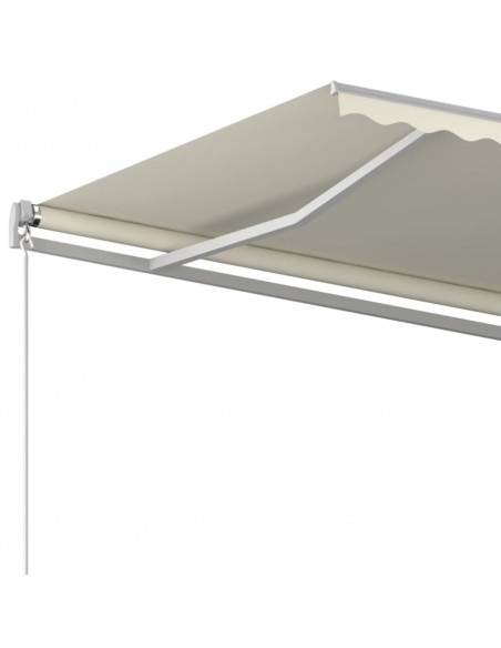Tenda da Sole Retrattile Manuale 450x350 cm Crema