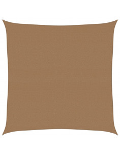 Vela Parasole 160 g/m² Grigio Talpa 6x6 m in HDPE 2