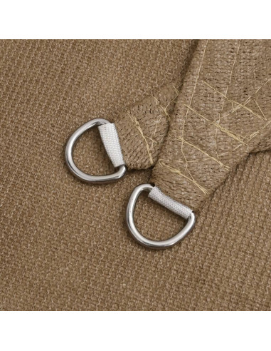 Vela Parasole 160 g/m² Grigio Talpa 6x6 m in HDPE