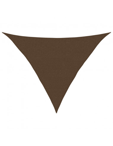 Vela Parasole 160 g/m² Marrone 2,5x2,5x3,5 m in HDPE