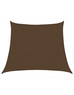 Vela Parasole 160 g/m² Marrone 3/4x3 m in HDPE 2