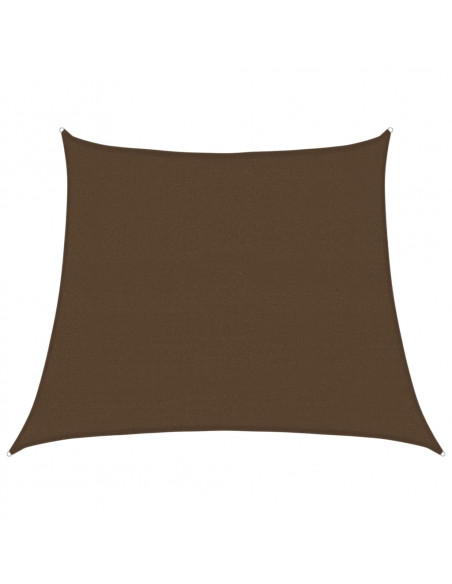 Vela Parasole 160 g/m² Marrone 3/4x3 m in HDPE