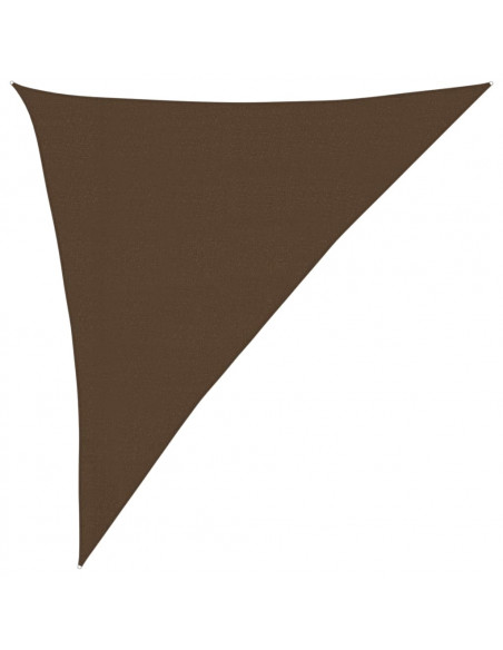 Vela Parasole 160 g/m² Marrone 3x4x5 m in HDPE