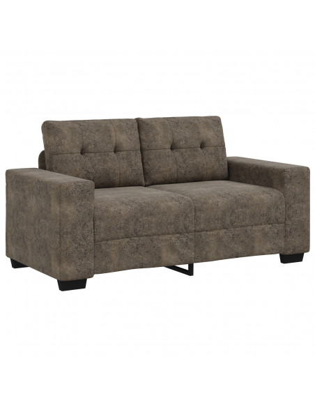 Set di 2 Grigio scuro Tessuto in Poliestere Grande Durevole