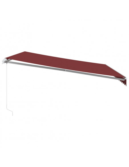 Tenda da Sole Retrattile Manuale Bordò 450x300 cm