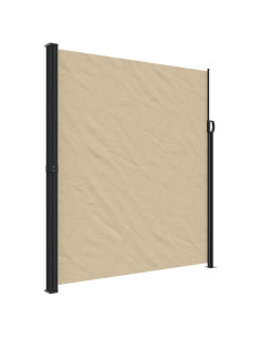 Tenda da Sole Laterale Retrattile Beige 220x500 cm 2