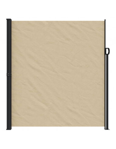 Tenda da Sole Laterale Retrattile Beige 220x500 cm