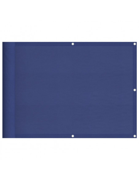 Paravento da Balcone Blu 75x700 cm 100% Poliestere Oxford