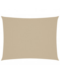 Parasole a Vela Oxford Rettangolare 6x8 m Beige
