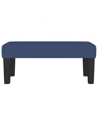 Panca Blu 70x30x30 cm in Tessuto