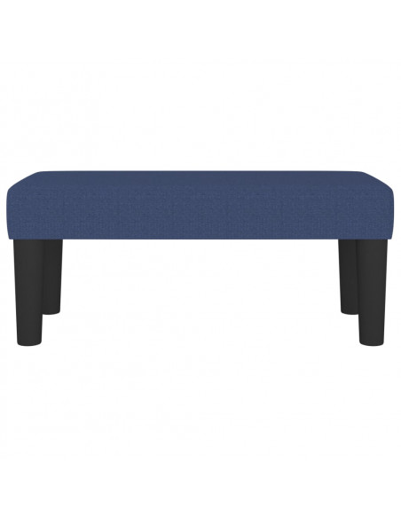 Panca Blu 70x30x30 cm in Tessuto