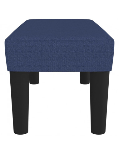 Panca Blu 70x30x30 cm in Tessuto