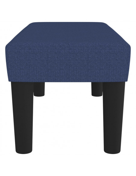 Panca Blu 70x30x30 cm in Tessuto