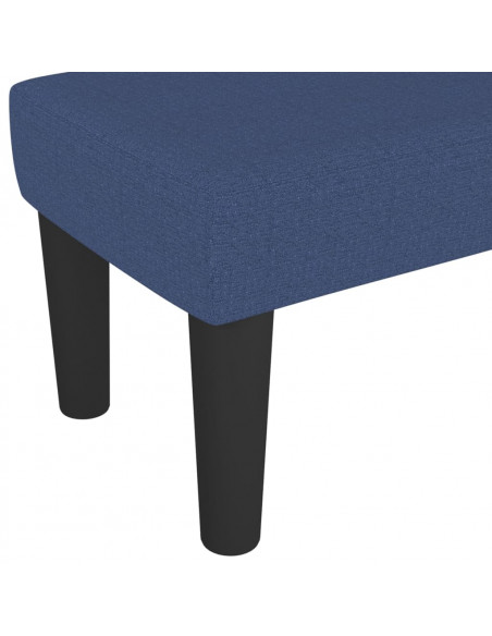 Panca Blu 70x30x30 cm in Tessuto