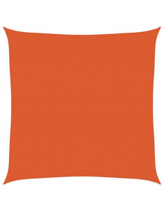 Vela Parasole 160 g/m² Quadrata Arancione 4,5x4,5 m in HDPE 2