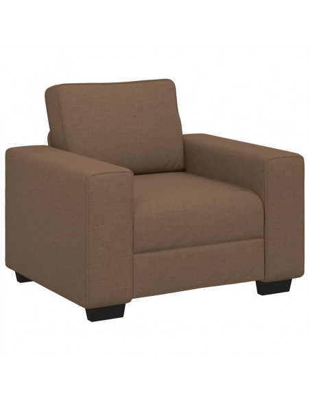 Poltrona Marrone 60 cm in Tessuto