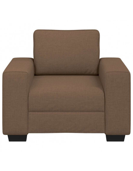 Poltrona Marrone 60 cm in Tessuto