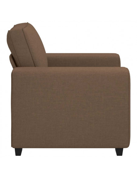 Poltrona Marrone 60 cm in Tessuto