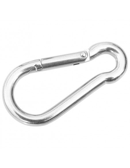 Set Accessori per Vela Parasole 9 pz in Acciaio Inossidabile