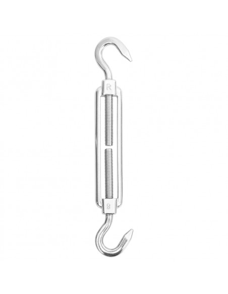 Set Accessori per Vela Parasole 8 pz in Acciaio Inossidabile