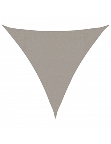 Vela Parasole 160 g/m² Triangolare 3,6x3,6x3,6 m in HDPE