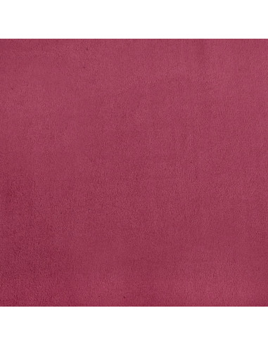 Set di Divani 3 pz con Cuscini e Rinforzi Rosso Vino in Velluto