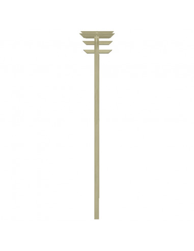 Pergola da Giardino Legno di Pino Impregnato 180x210x40 cm