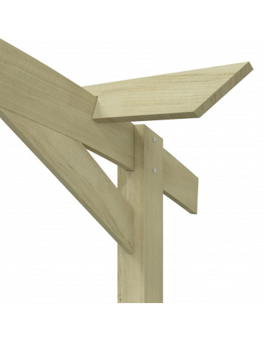 Pergola da Giardino Legno di Pino Impregnato 180x210x40 cm