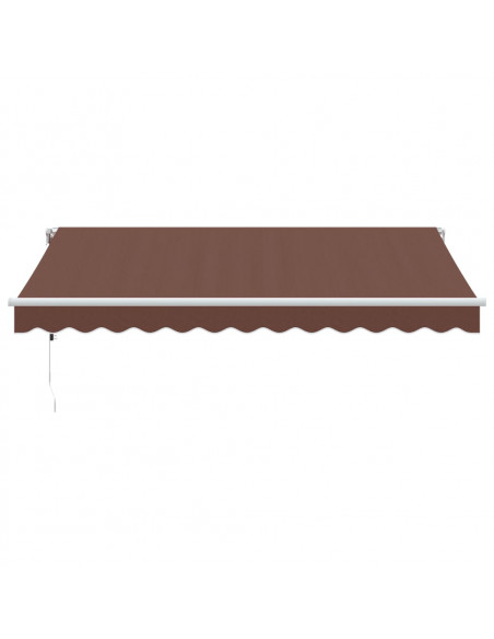 Tenda da Sole Retrattile Automatica Marrone 350x250 cm