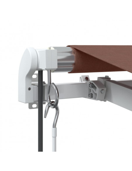 Tenda da Sole Retrattile Automatica Marrone 350x250 cm
