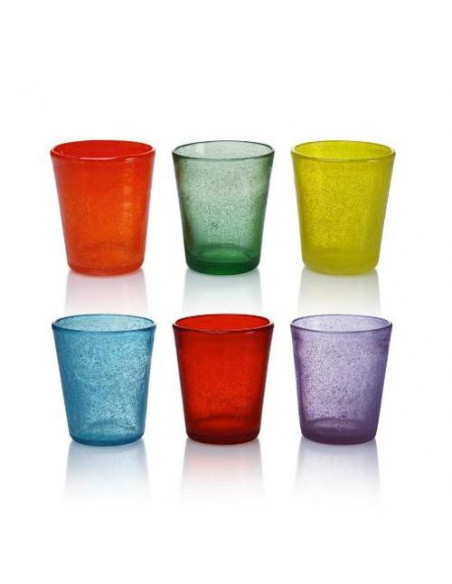 Set bicchieri Amicasa CE 146 LAURA Colori assortiti