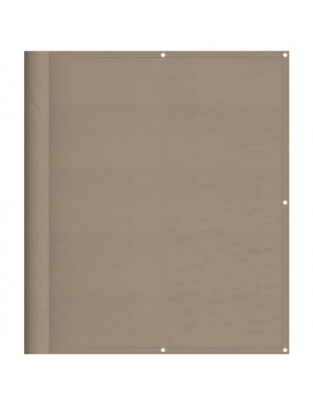 Paravento da Balcone Tortora 120x1000 cm 100% Poliestere Oxford