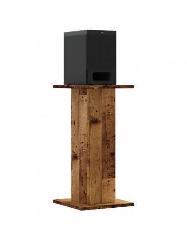 Supporti Altoparlanti 2 pz Legno 30x30x60 cm Legno Multistrato