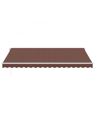 Tenda Sole Retrattile Manuale 450x300 cm Marrone