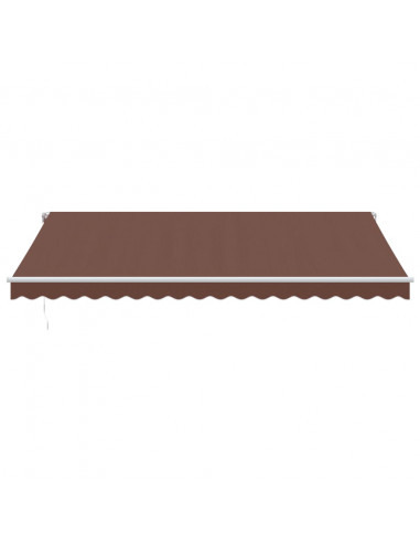Tenda da Sole Retrattile Automatica Marrone 450x300 cm