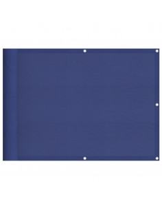 Paravento da Balcone Blu 75x800 cm 100% Poliestere Oxford