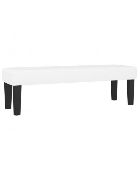Panca Bianca 100x30x30 cm in Similpelle