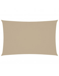 Parasole a Vela Oxford Rettangolare 5x8 m Beige