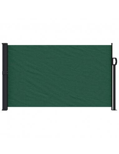 Tenda da Sole Laterale Retrattile Verde Scuro 120x600 cm