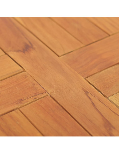 Piano Tavolo in Legno Massello di Teak Rotondo 2,5 cm 40 cm